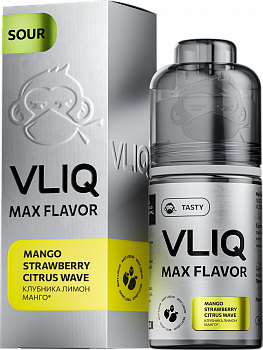 Ароматизатор Max Flavor Sour "Клубника Лимон Манго / Mango Strawberry Citrus Wave" 15мл (на 30мл)
